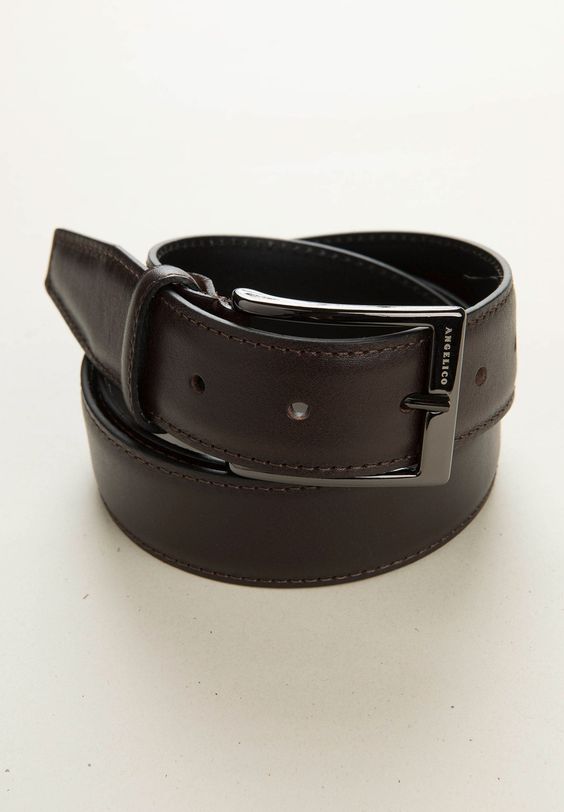 Men’s Classic Formal Leather Belt – Assorted Buckle Styles