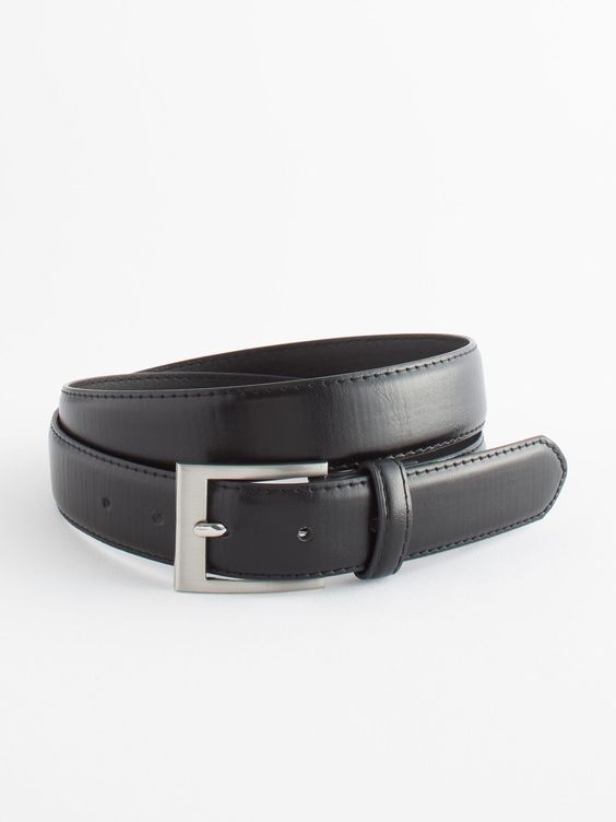Men’s Classic Formal Leather Belt – Assorted Buckle Styles