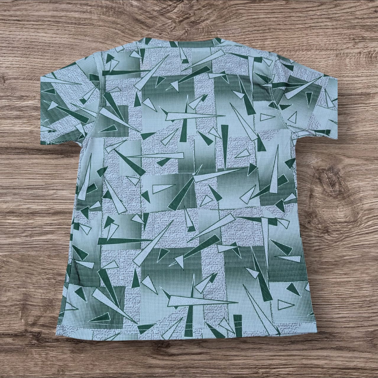 Boys' Summer Co-ord Set – Green Abstract Print | Soft & Breathable Fabric