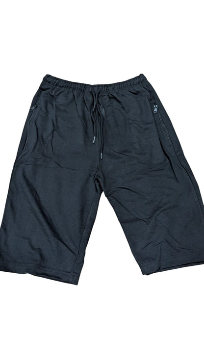 Men’s Casual Shorts with Zipper Pockets – 2- Color(Black & Grey)