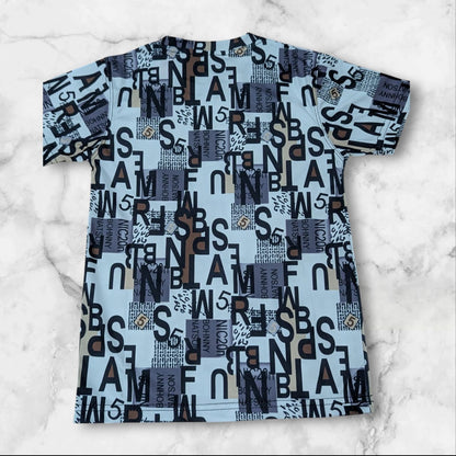 Boys' Stylish Summer Co-ord Set – Black & White Graphic Print | Soft & Breathable