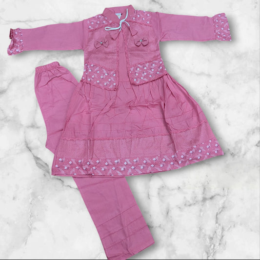 Stylish Girls Ethnic Kurti Pant Set | Festive & Daily Wear