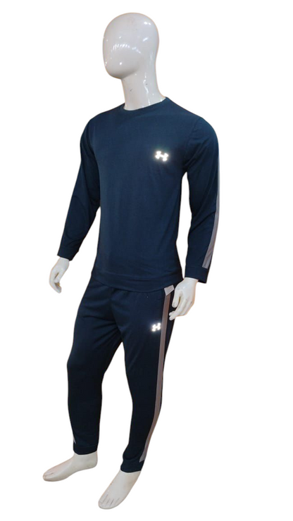 Men's Stylish Tracksuit - Soft Fabric | Full sleeve | Gym & Casual | Comfort Fit | Reflective Logo
